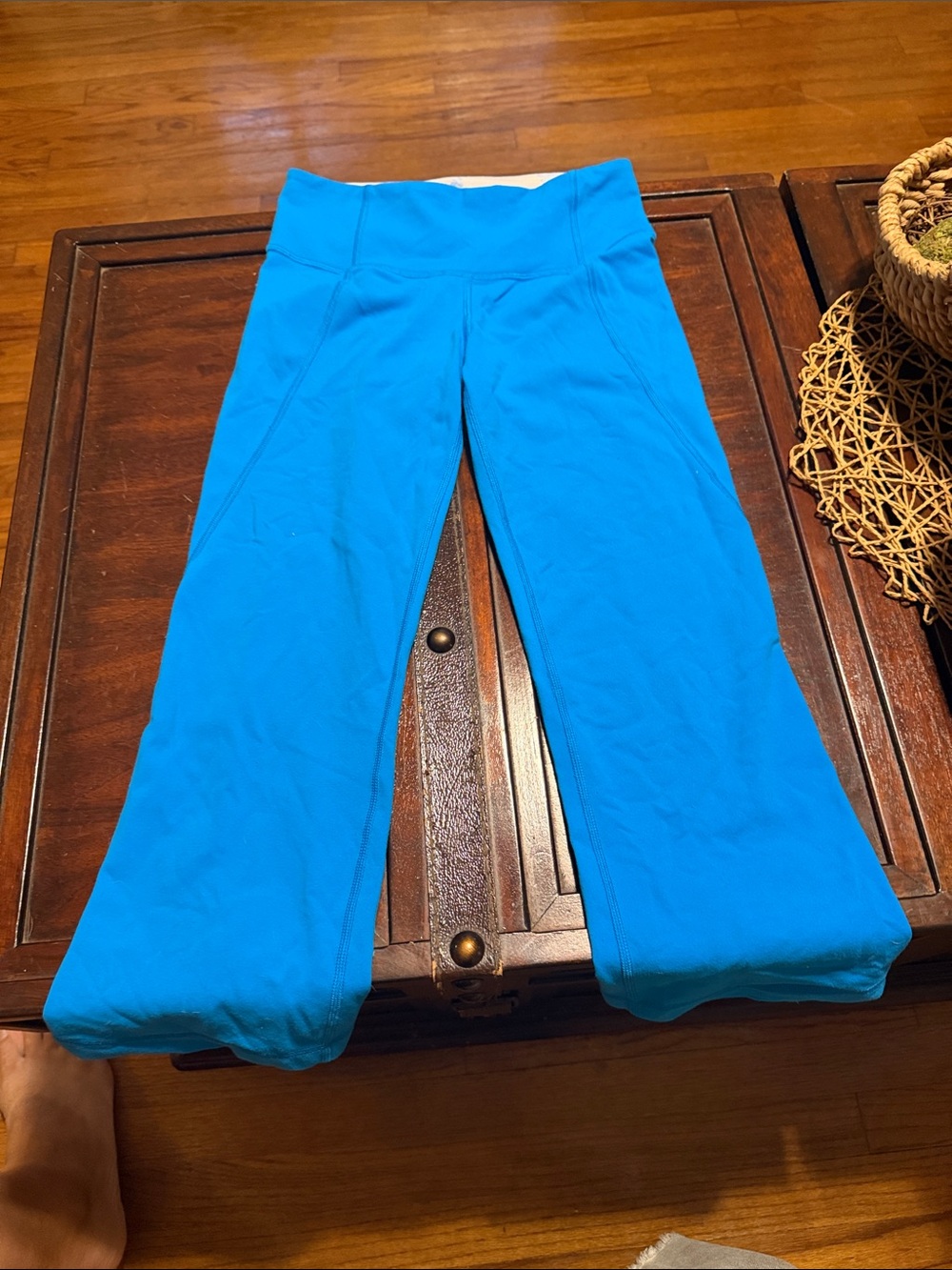 lululemon athletica Kids Turquoise Capri Leggings